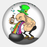 Verdwijn aan Zwarte Ronde Stickers langzaam