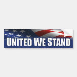 Verenigd bevinden wij ons - Amerika Bumpersticker
