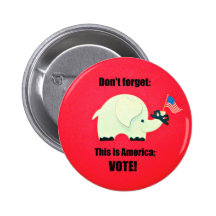 Vergeet niet: Dit is Amerika; STEM! Speld Buttons
