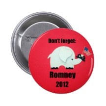 Vergeet niet: Romney 2012 Speldje