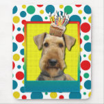 Verjaardag Cupcake - Airedale Muismatten