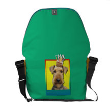 Verjaardag Cupcake - Airedale Postman Tassen