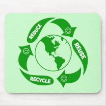 verminder recyclen hergebruik muismat