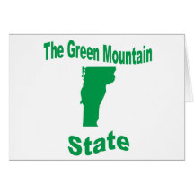 Vermont: De groene Staat van de Berg Wenskaart