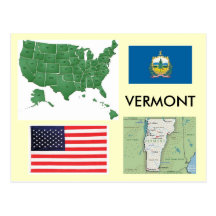 Vermont, de V.S. Wens Kaart