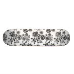 Verontrust heet de bloemenpatroon van damast bloem skateboard decks