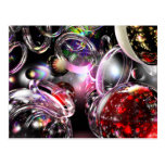 Verre coloré cartes postales