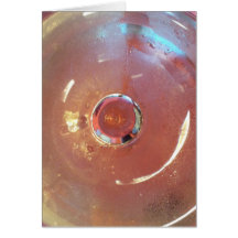 Verre de cocktail cartes de vœux