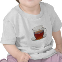 Verre de thé de thé glass of tea t-shirt