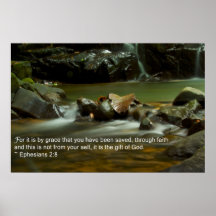 Vers du chapitre 2 d'Ephesians 8 (#2) Posters