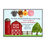 Vers le bas aux invitations de ferme