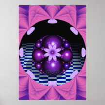 Verschillend wereld Abstract poster