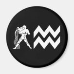 Verseau avec le symbole aimants pour réfrigérateur