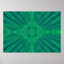 Vert abstrait affiche