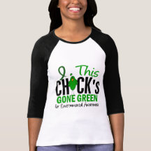 Vert allé par poussin DE L'ENVIRONNEMENT T-shirt