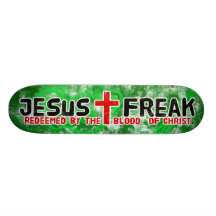 Vert anormal de Jésus Plateaux De Skateboards Customisés