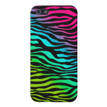 vert bleu rose mignon Girly de zèbre de couverture coques iphone