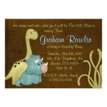 vert brun doux mignon d'amusement de fête d'annive invitations personnalisables