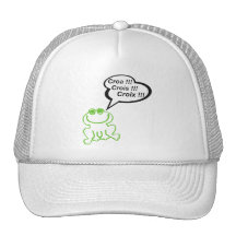 Vert de Grenouille noir Casquettes