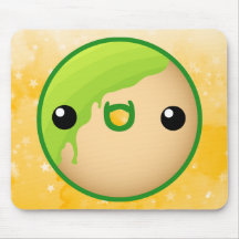 Vert de Mousepad de beignet Tapis De Souris
