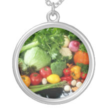 Vert pendant de collier de bijoux végétaliens de l
