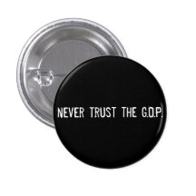 vertrouw nooit op G.O.P. Speldbutton