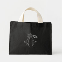 VERTROUW OP ME, BEN IK VIRGIN CANVAS TAS
