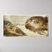 Verwezenlijking van Adam, 1510, Michelangelo Plaat
