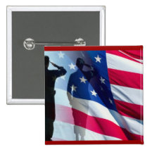 Vétérans : Saluez le drapeau Badges