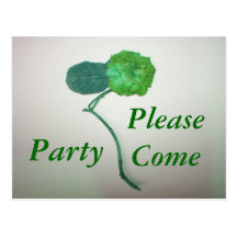 , Veuillez venir, Party Cartes Postales
