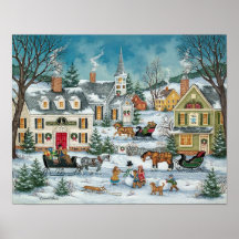 Victoriaans KerstmisPoster