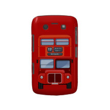 Vieille caisse rouge de Blackberry d'autobus à  im Coques Blackberry Bold