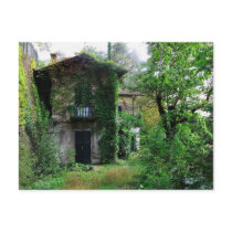 Vieille carte postale de ferme