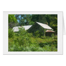Vieille Chambre abandonnée dans le pays Carte De Vœux