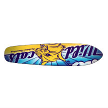 Vieille école de chat sauvage de patin skateboards personnalisés