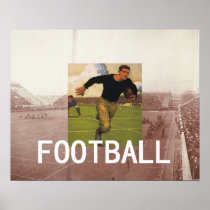 Vieille école du football affiches
