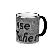 Vieille inscription tasse à café