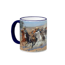 Vieille tasse occidentale américaine