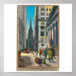 Vieille trinité et Wall Street, New York