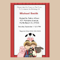 Vieilles invitations d'anniversaire de MacDonald invitations