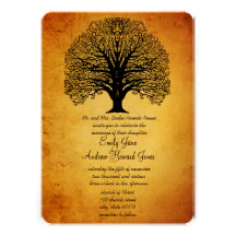 Vieilles invitations de papier vintages de mariage