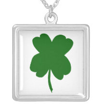 Vier bladklaver, groene klaver, St. Patrick Dag Persoonlijke Sieraden