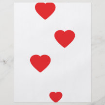 vier hartenpictogram persoonlijke folder