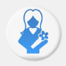 VIERGE D'HOROSCOPE MAGNETS POUR RÉFRIGÉRATEUR