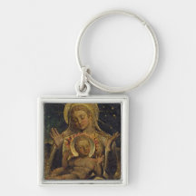 Vierge et enfant, 1825 (tempera sur le panneau) porte-clé