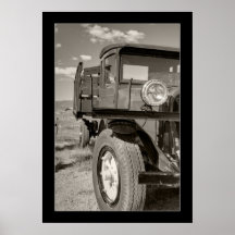 Vieux camion poster