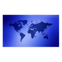 Vieux cartes de visite de carte de globe modèles de cartes de visite