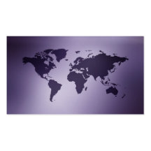 Vieux cartes de visite de carte de globe cartes de visite professionnelles