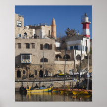Vieux port de l'Israël, Tel Aviv, Jaffa, Jaffa Affiches