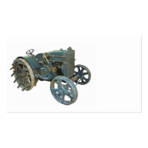 vieux tracteur cartes de visite professionnelles